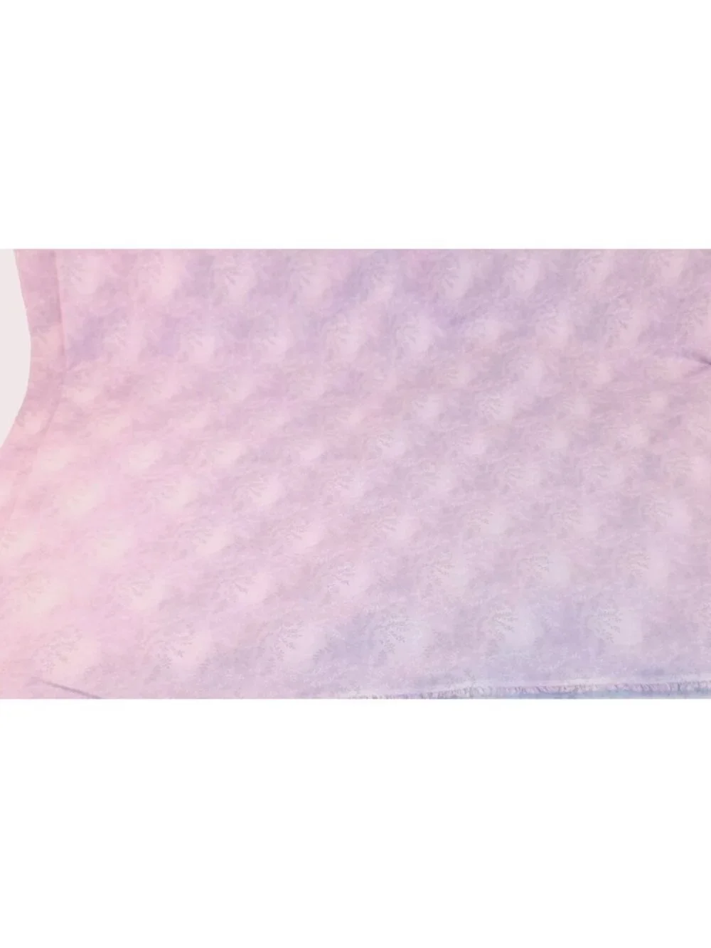Lavender Purple 108 Inch Wide Cotton Fabric 3.5 Yards White Leaf Vine Print Quil